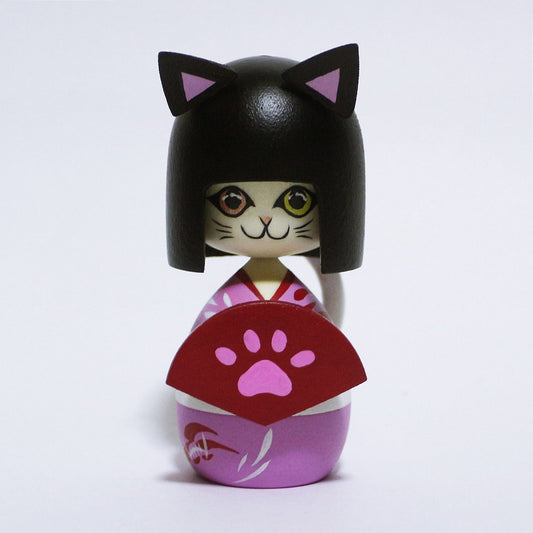 妖怪 ネコ娘 こけし　YOKAI Cat Girl KOKESHI　※509