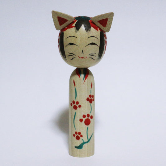 遠刈田ネコこけし　TOGGATA Cat KOKESHI　※510