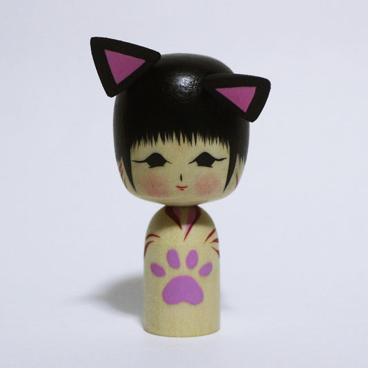 ネコこけし　Cat KOKESHI　※511