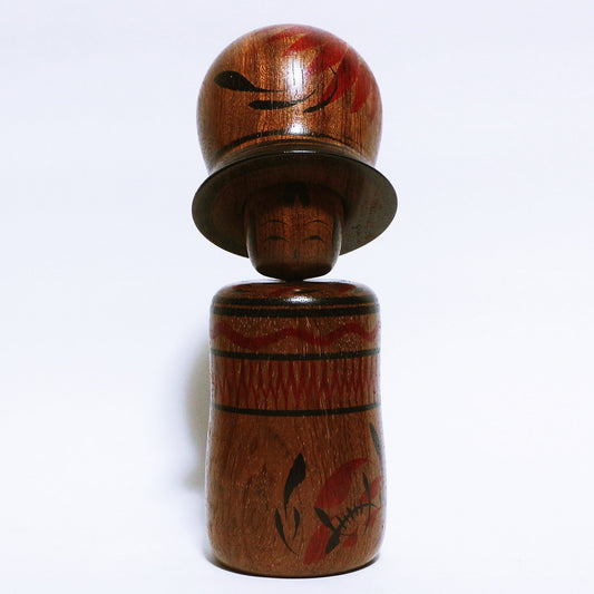 銘木　花梨　帽子　えじこ　Precious Wood Chinese Quince Hat EJIKO　※519