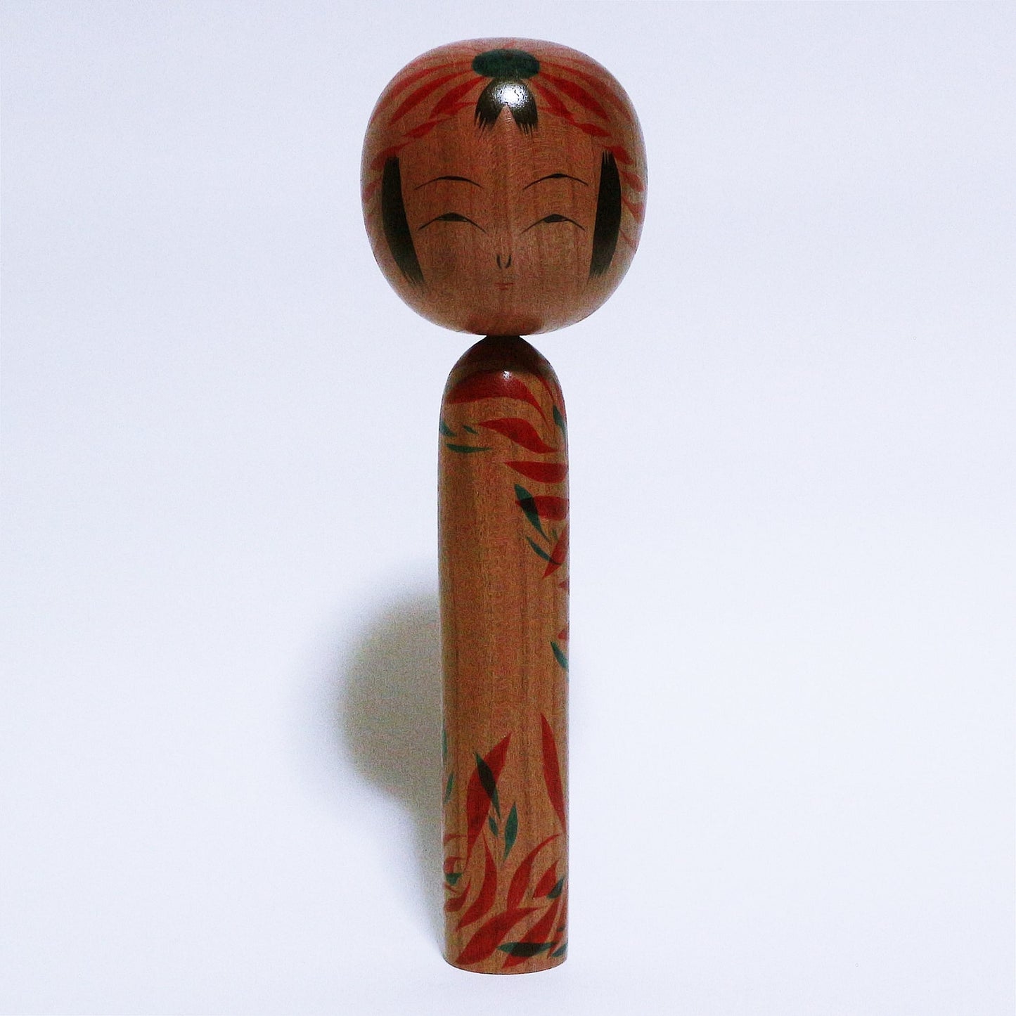 希少材　紅梅　こけし　Rare Wood Red Plum KOKESHI　※522
