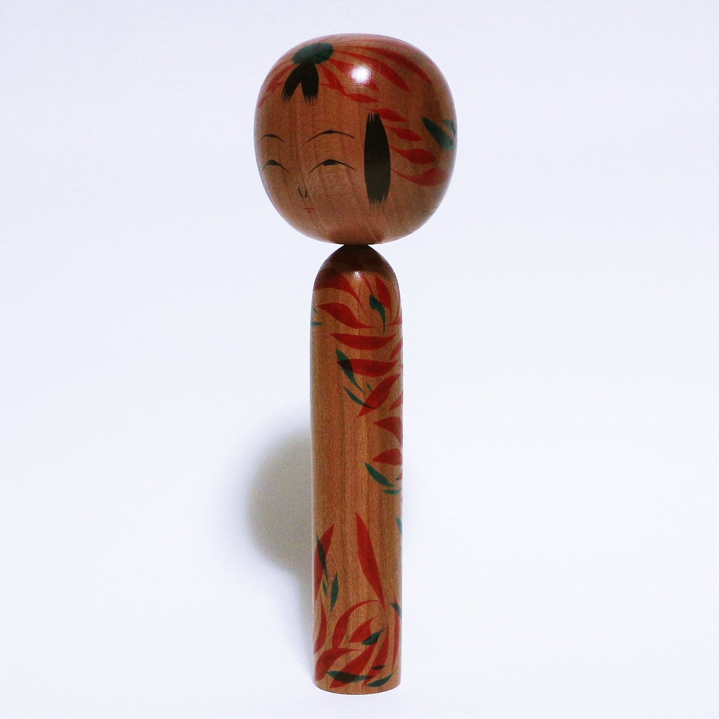 希少材　紅梅　こけし　Rare Wood Red Plum KOKESHI　※522