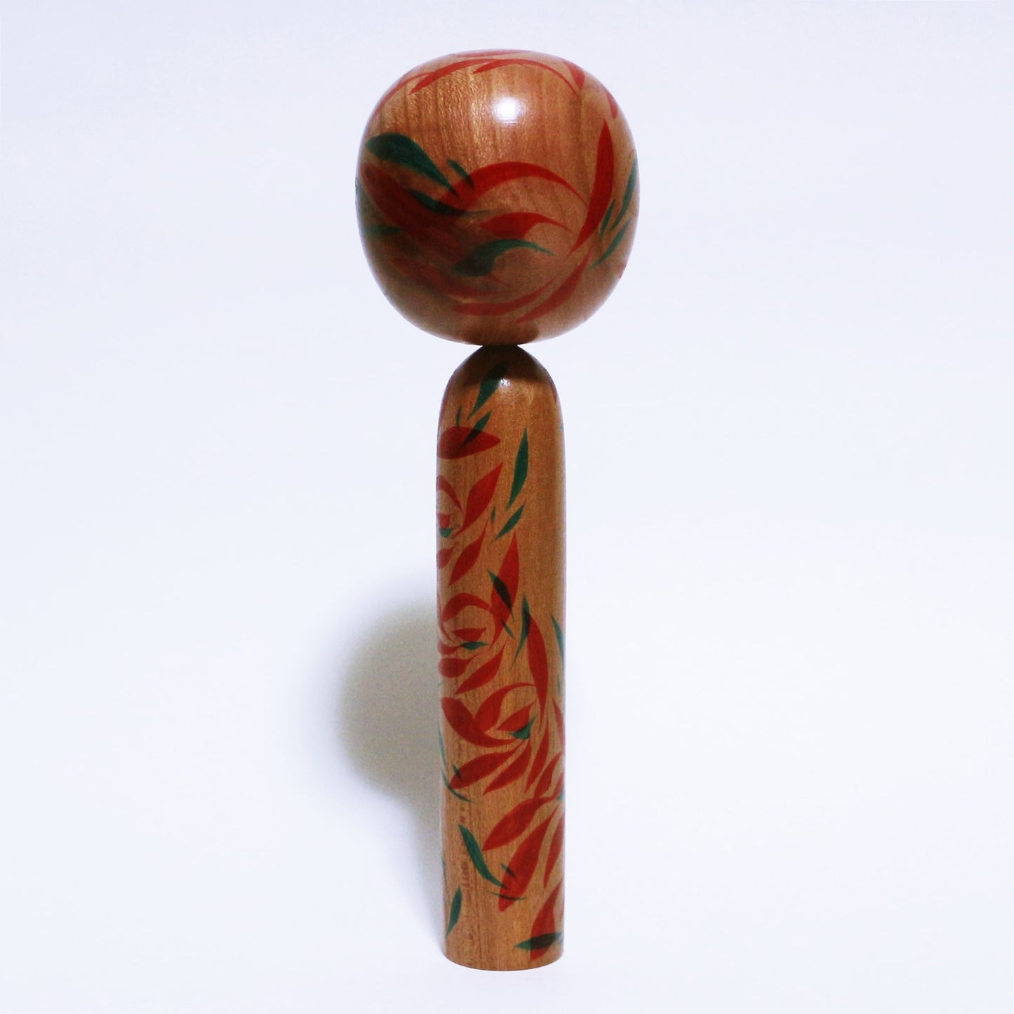 希少材　紅梅　こけし　Rare Wood Red Plum KOKESHI　※522