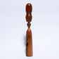 希少材　紅梅　おだんごヘア　こけし　Rare Wood Red Plum Bun Hair KOKESHI　※523