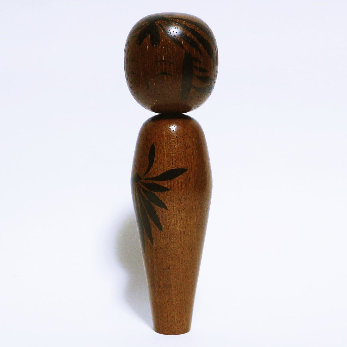 銘木　鉄刀木　こけし　Precious Wood Bombay Black Wood KOKESHI　※527