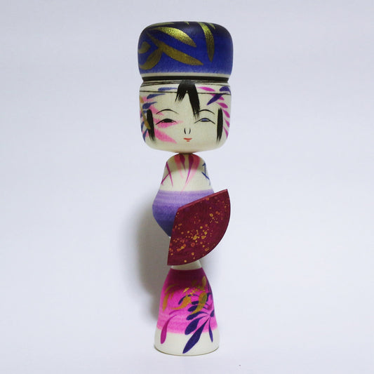 Purple Mix Fan KOKESHI　※533