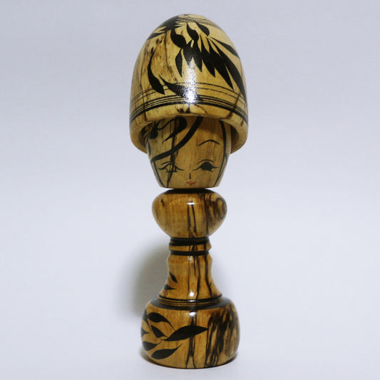 シデ・スポルテッド 　Hornbeam Spalted KOKESHI　※576