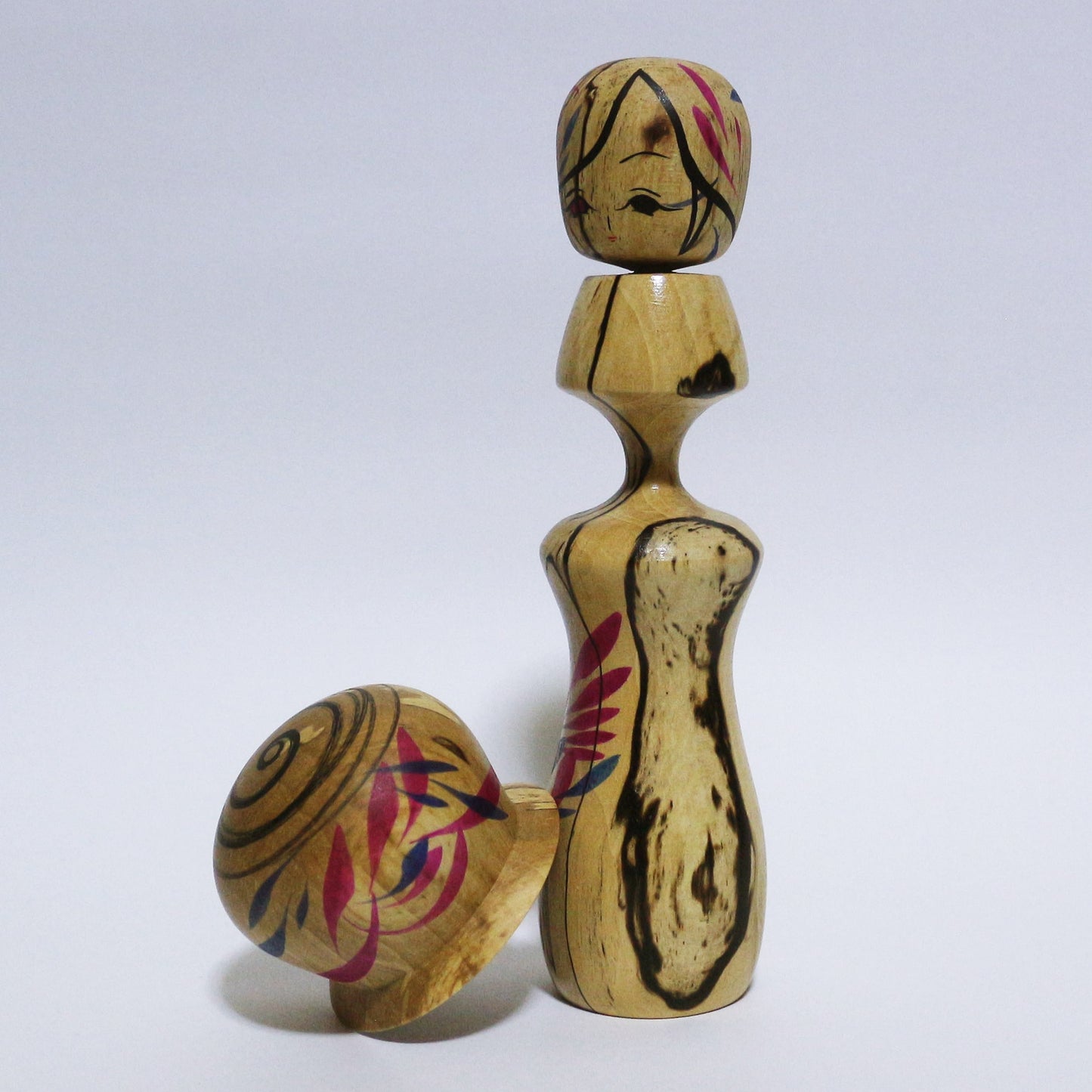シデ・スポルテッド 　Hornbeam Spalted KOKESHI　※577