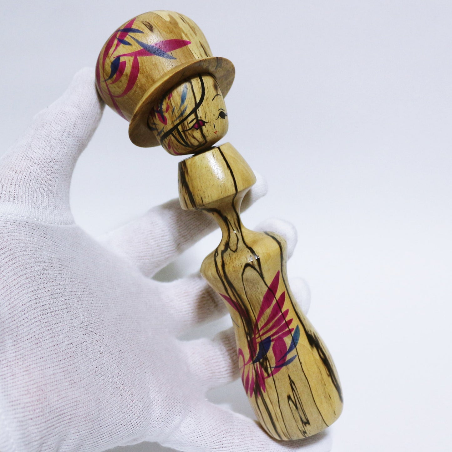 シデ・スポルテッド 　Hornbeam Spalted KOKESHI　※577