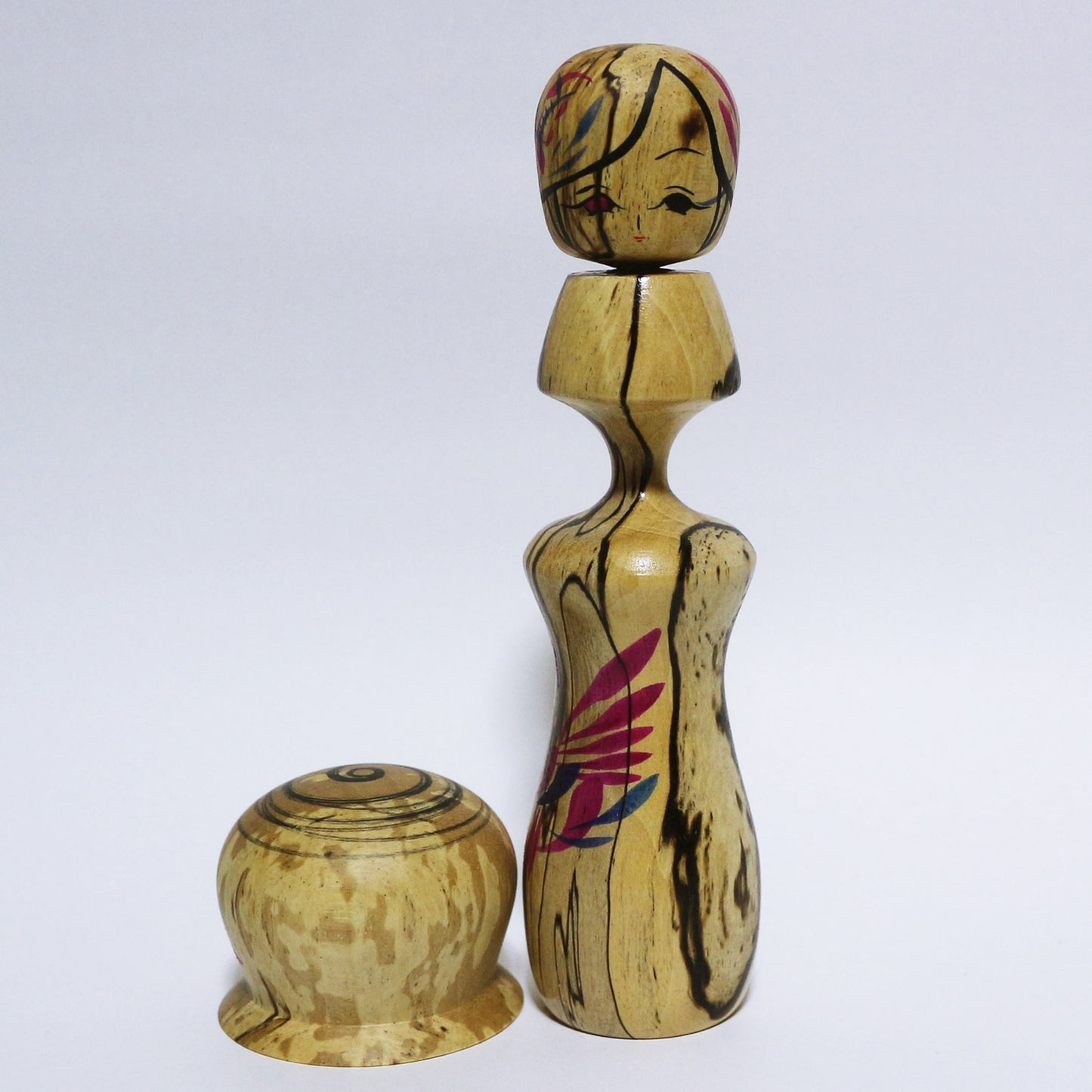シデ・スポルテッド 　Hornbeam Spalted KOKESHI　※577