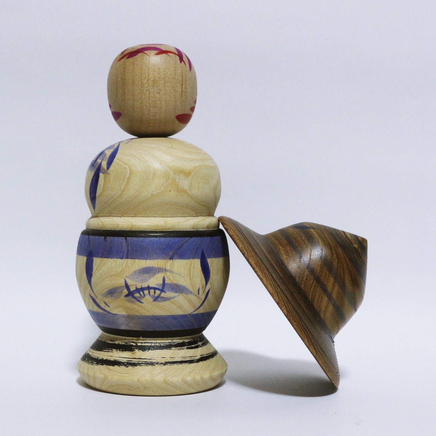 樹種混合　達磨　Mixed Wood DARUMA KOKESHI　※618