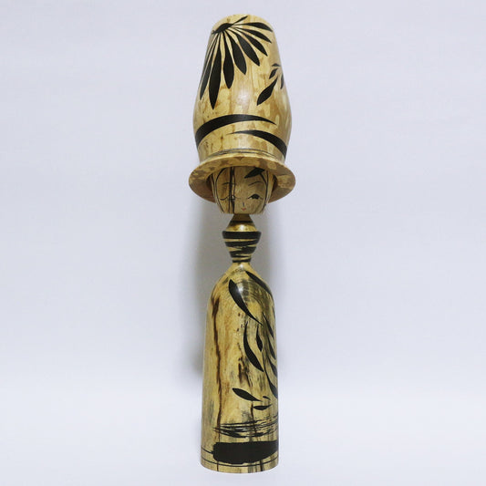 シデ・スポルテッド　Hornbeam Spalted KOKESHI　※631