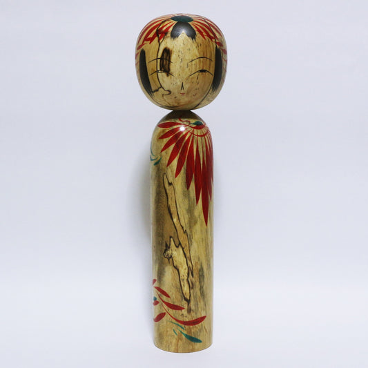 シデ・スポルテッド　Hornbeam Spalted KOKESHI　※634