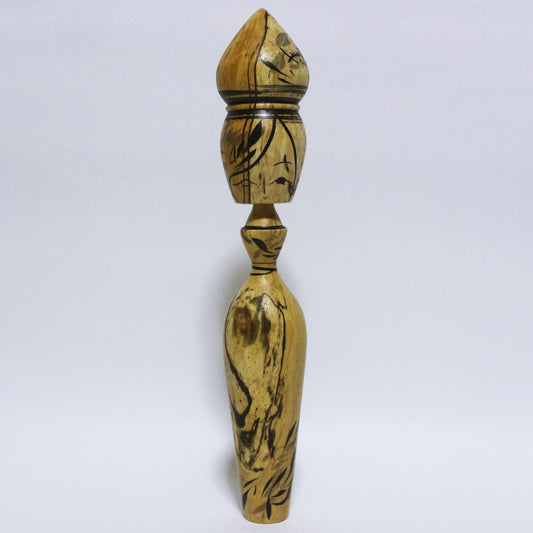 シデ・スポルテッド　Hornbeam Spalted KOKESHI　※635