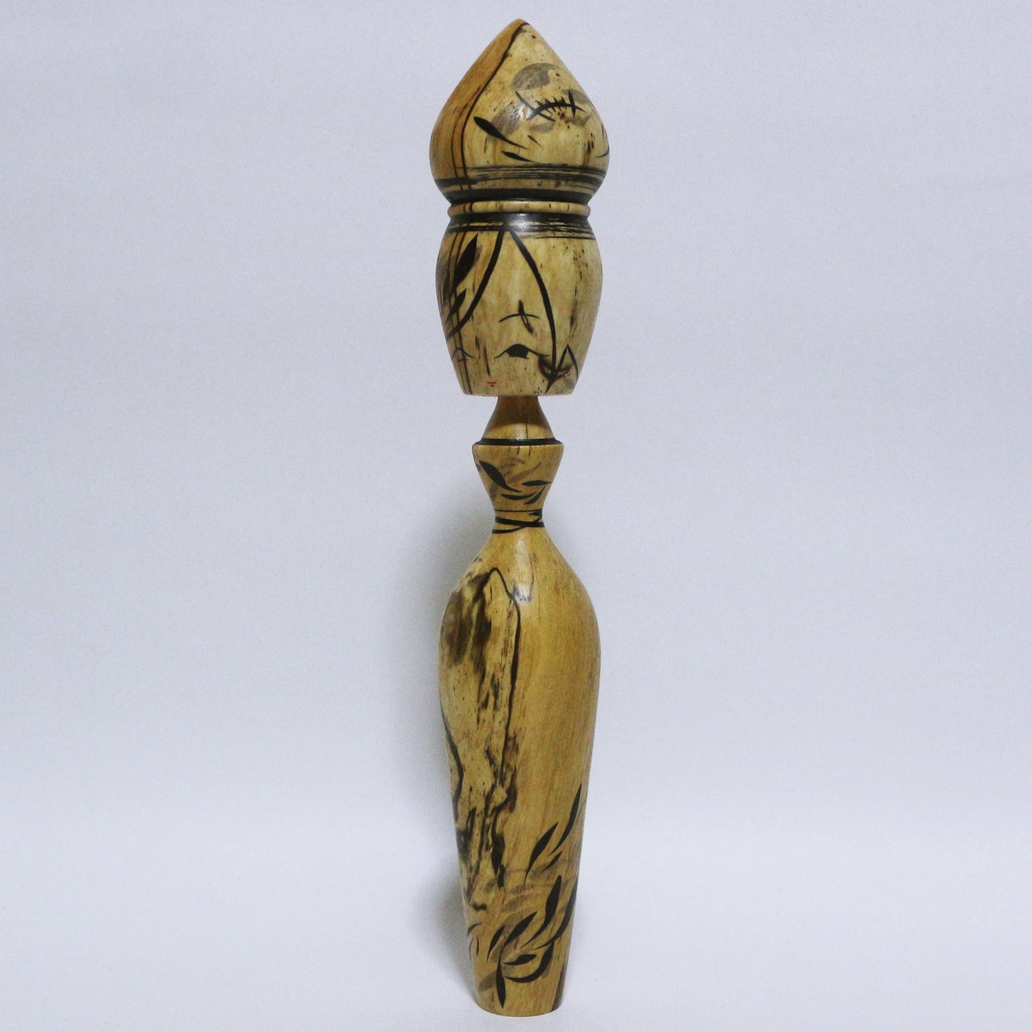シデ・スポルテッド　Hornbeam Spalted KOKESHI　※635