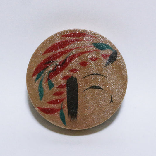 こけしブローチ　KOKESHI Brooch　※656