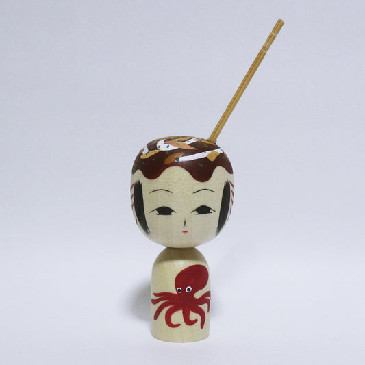 夏祭り　タコ焼きこけし　Summer Festival TAKOYAKI KOKESHI　※665