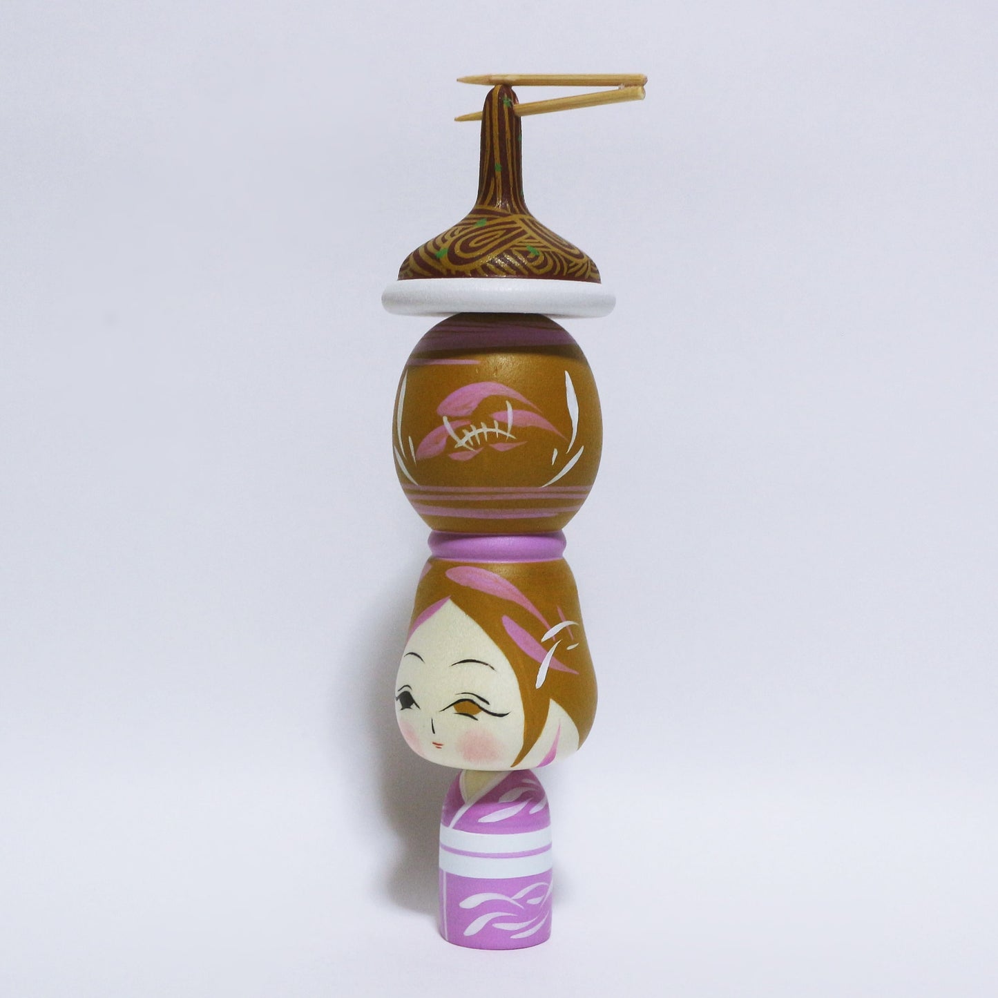 夏祭り　焼きそばこけし　Summer Festival YAKISOBA KOKESHI　※667