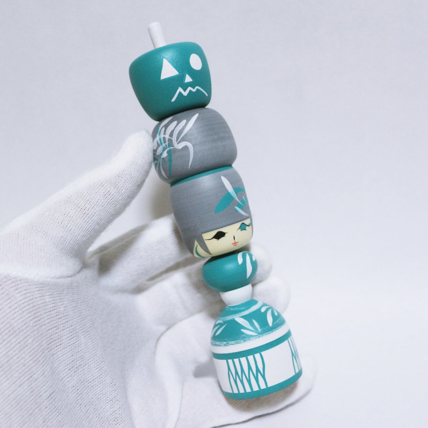 HALLOWEEN カボチャ こけし　Pumpkin Kokeshi　※678