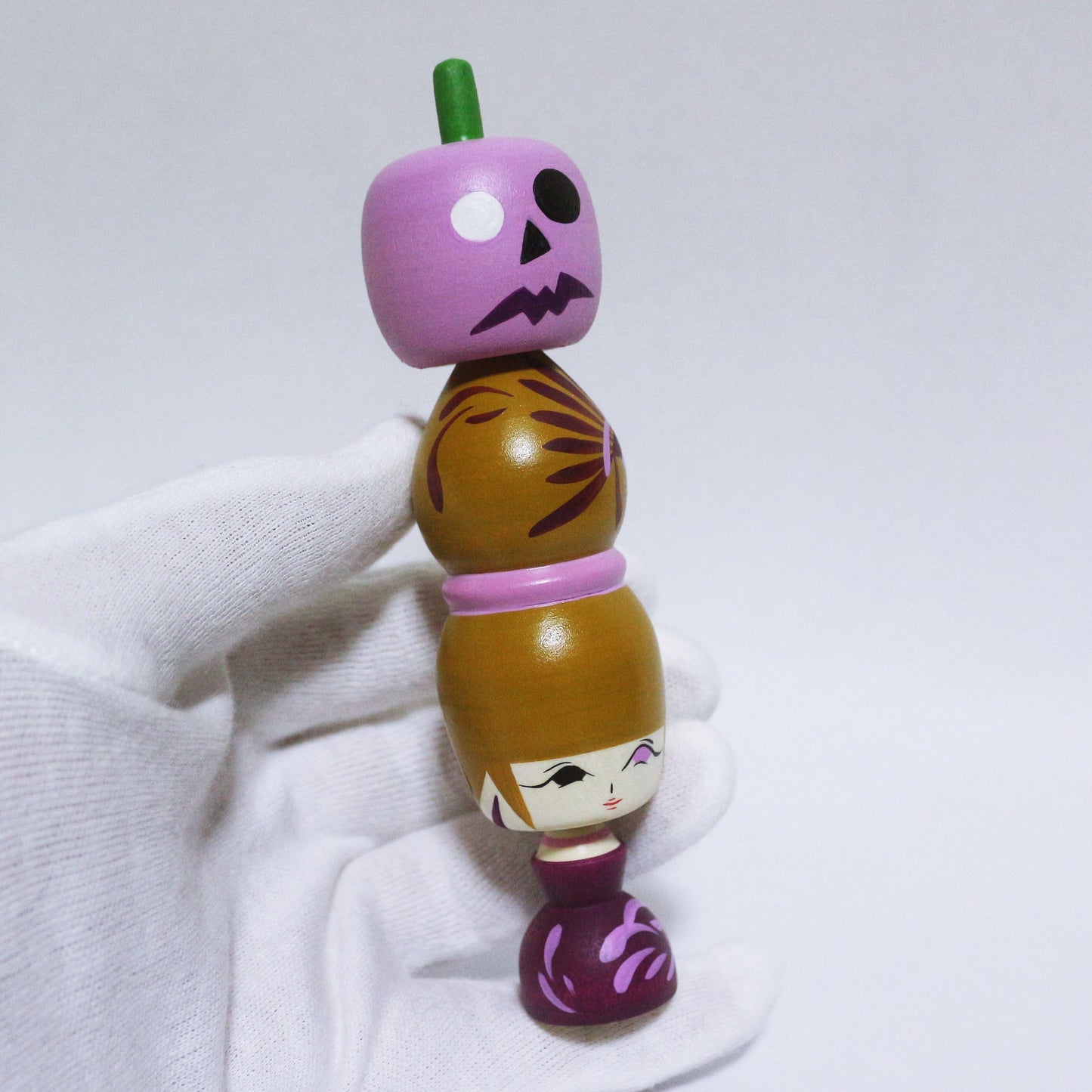 HALLOWEEN カボチャこけし　Pumpkin Kokeshi　※681