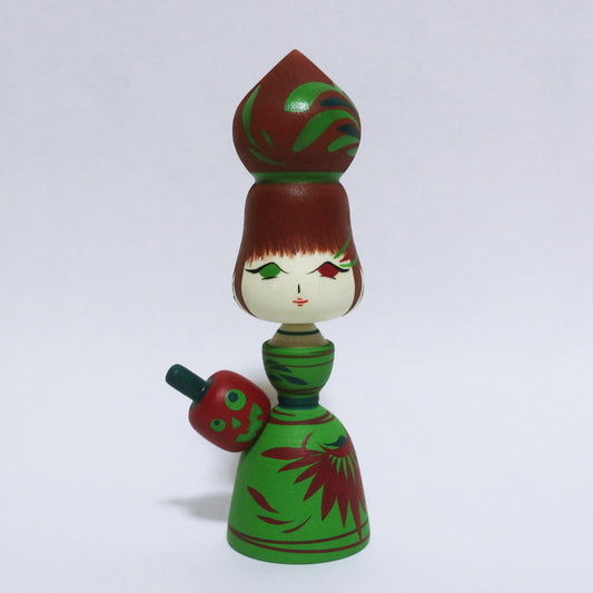 HALLOWEEN カボチャこけし　Pumpkin KOKESHI　※682