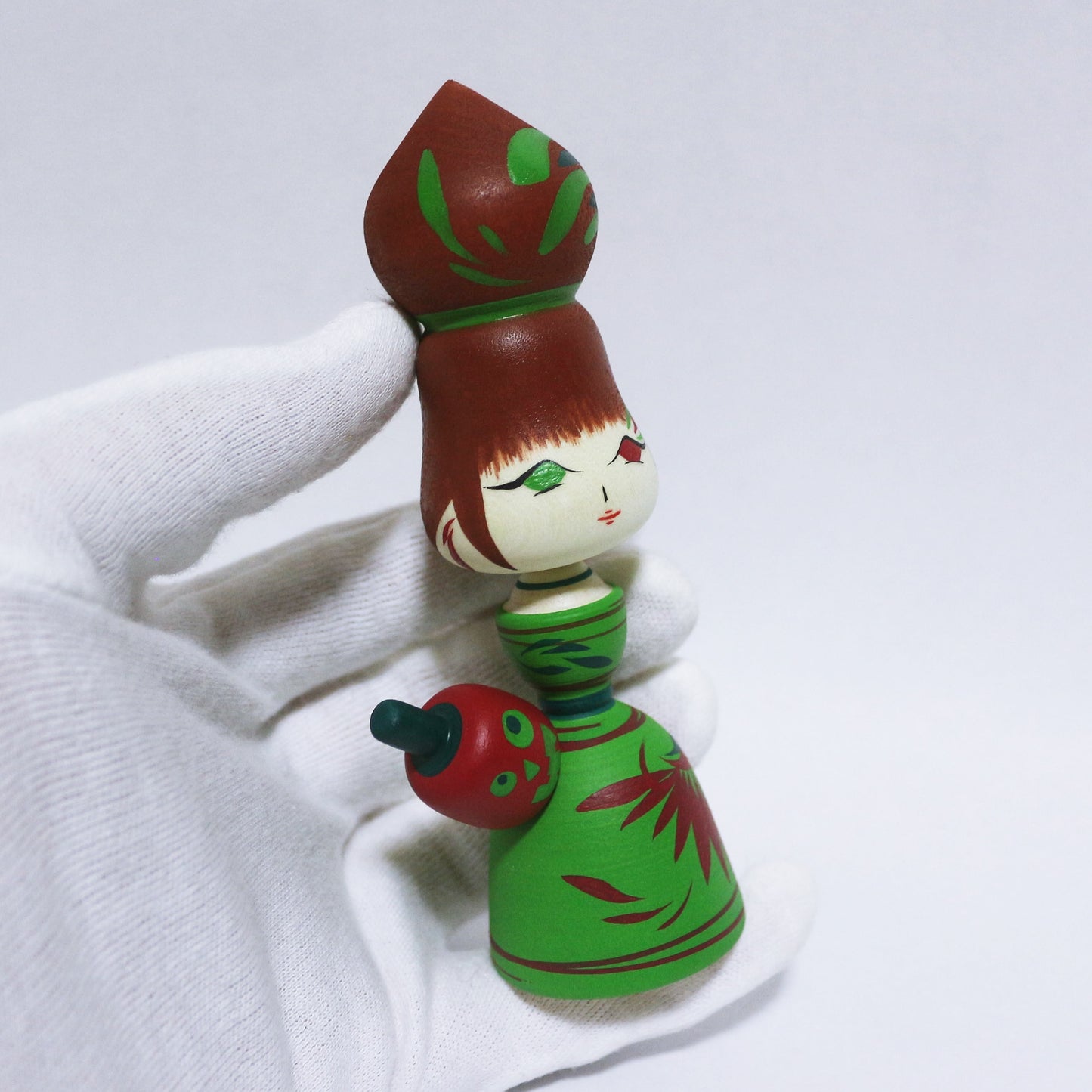 HALLOWEEN カボチャこけし　Pumpkin KOKESHI　※682