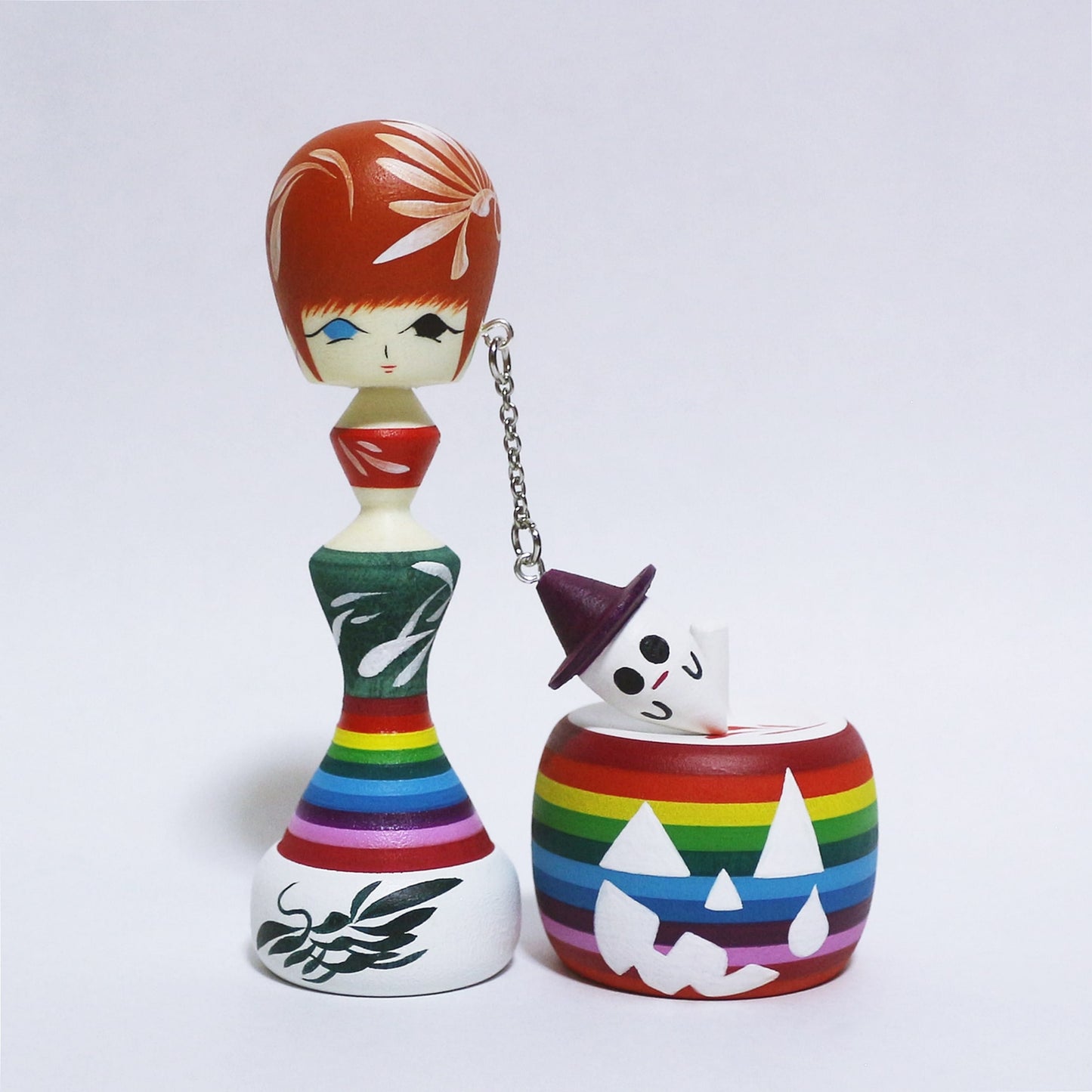 HALLOWEEN カボチャ 帽子 こけし　Pumpkin Hat KOKESHI　※685