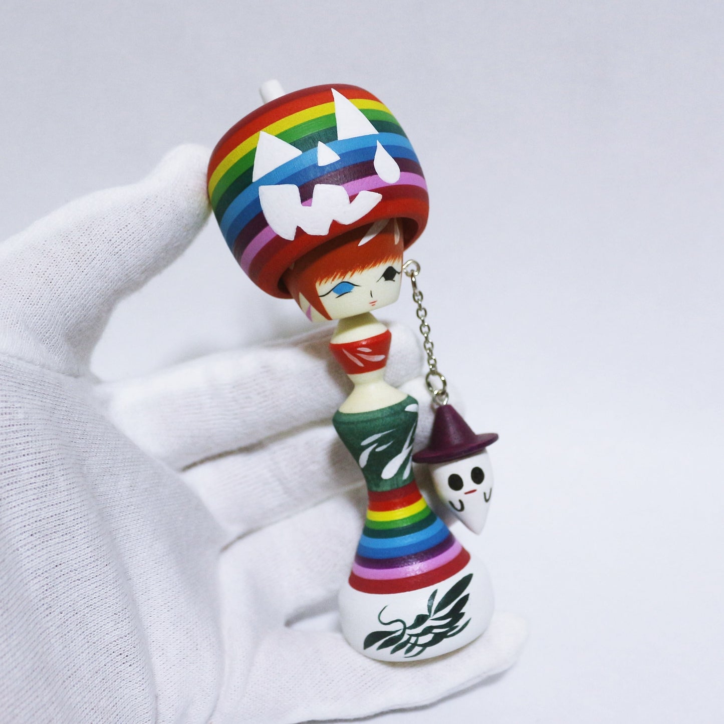 HALLOWEEN カボチャ 帽子 こけし　Pumpkin Hat KOKESHI　※685