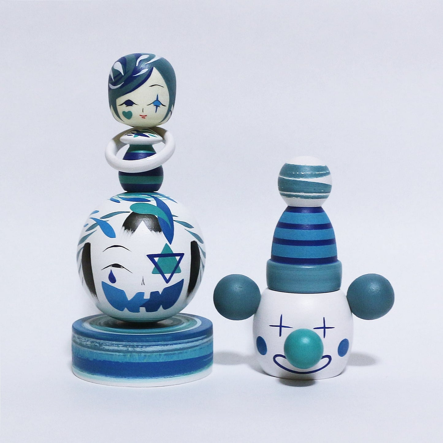 HALLOWEEN ピエロ　 Clown KOKESHI　※689