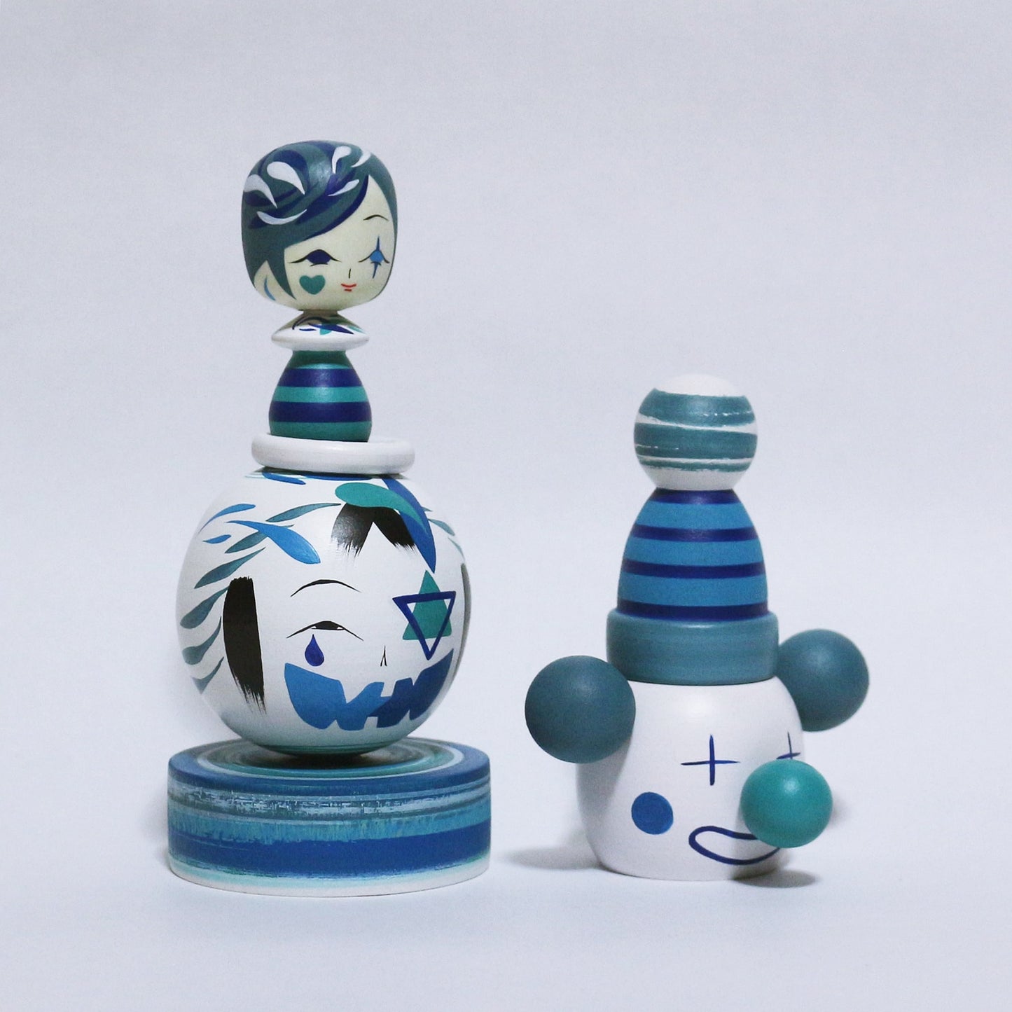 HALLOWEEN ピエロ　 Clown KOKESHI　※689