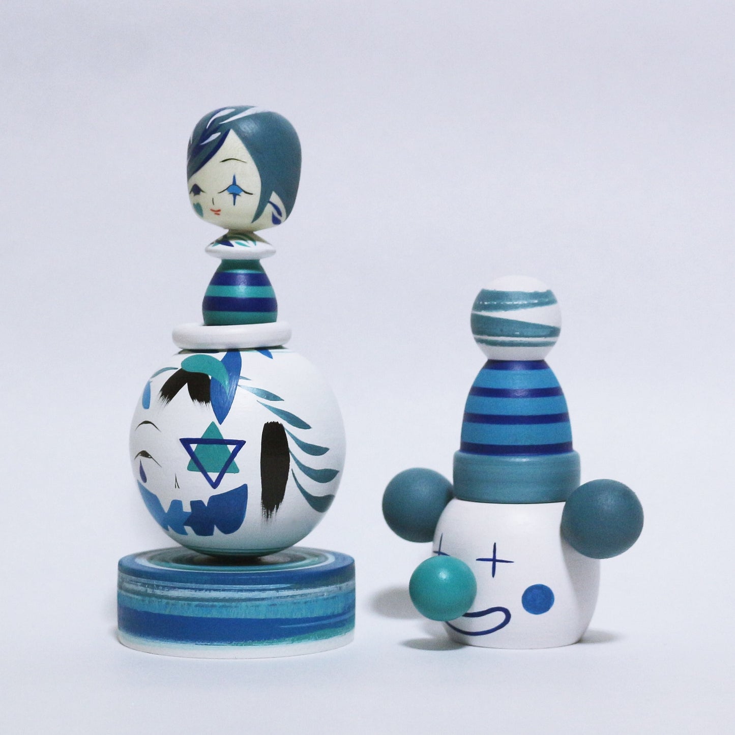 HALLOWEEN ピエロ　 Clown KOKESHI　※689