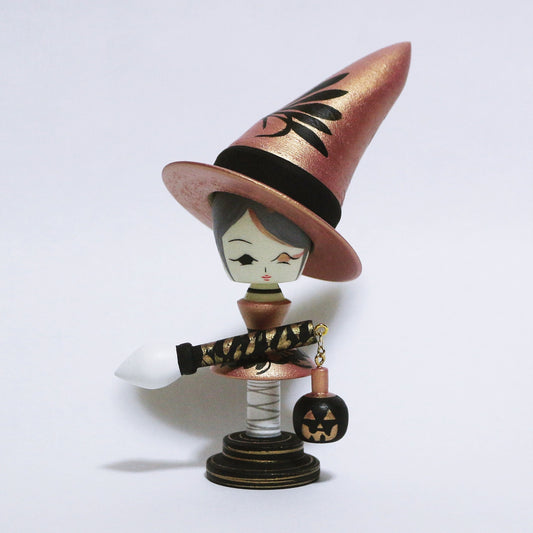 HALLOWEEN 魔女　Witch KOKESHI　※690