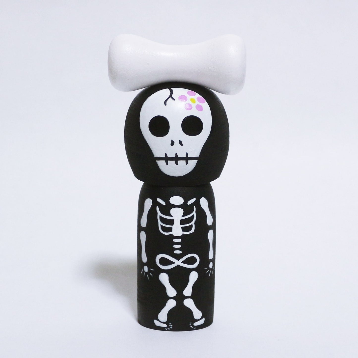 HALLOWEEN ガイコツ　Skeleton KOKESHI　※691