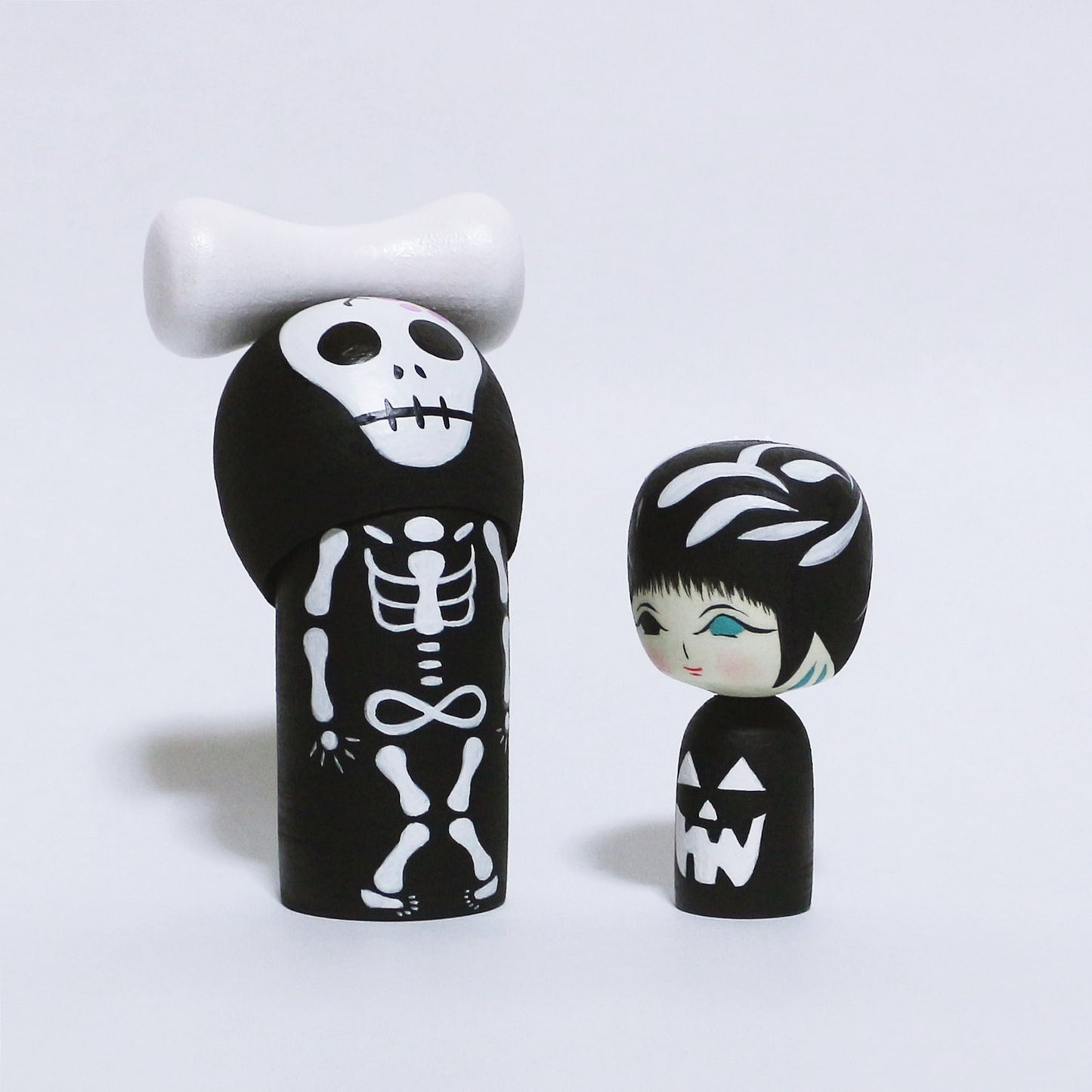 HALLOWEEN ガイコツ　Skeleton KOKESHI　※691