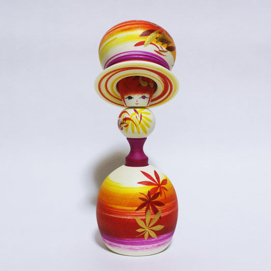 秋グラデ　Autumn leaves　Autumn gradation KOKESHI　※726