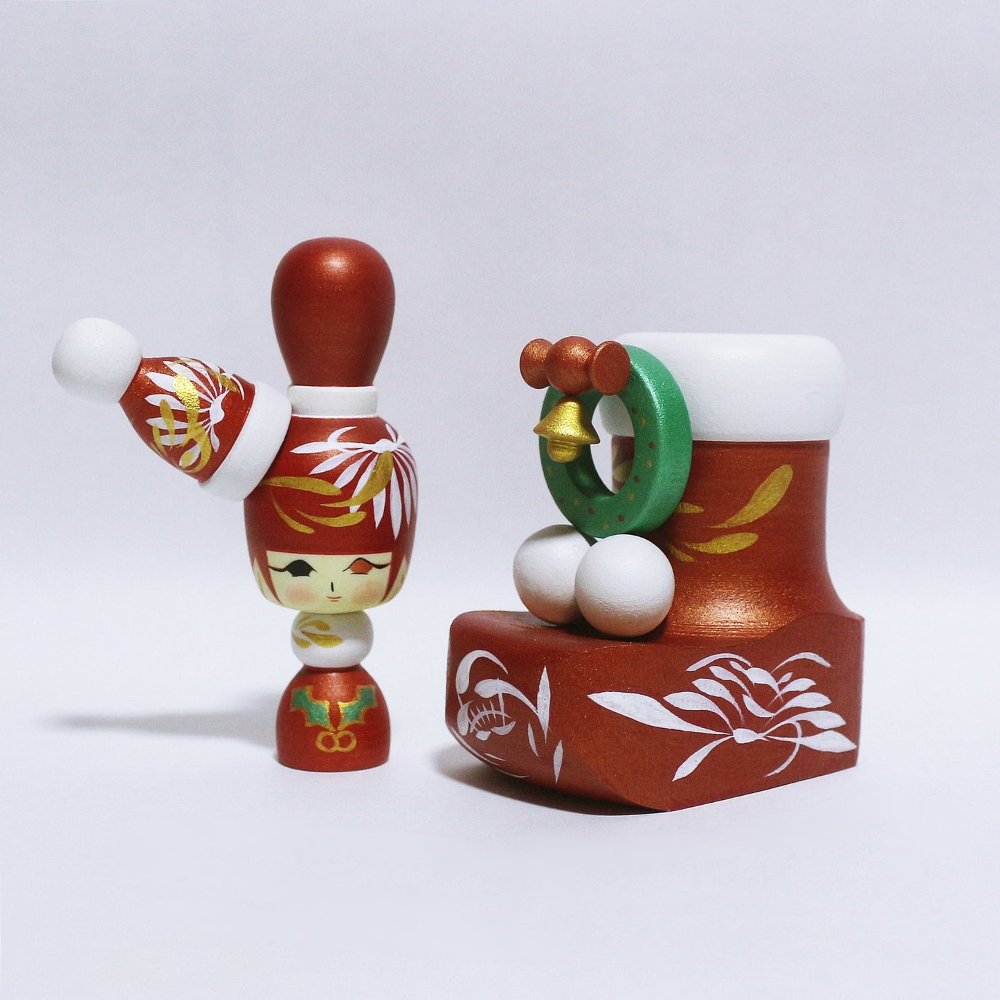 Christmas Boots KOKESHI　※733