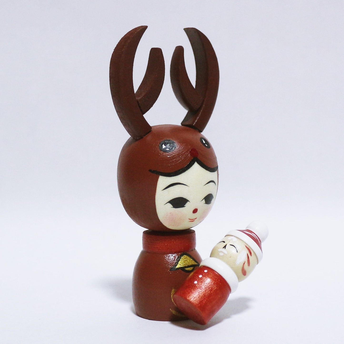 Christmas Reindeer KOKESHI　※747