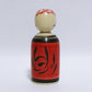 本人型 達磨　Noboru Wagatsuma Type DARUMA KOKESHI　※760