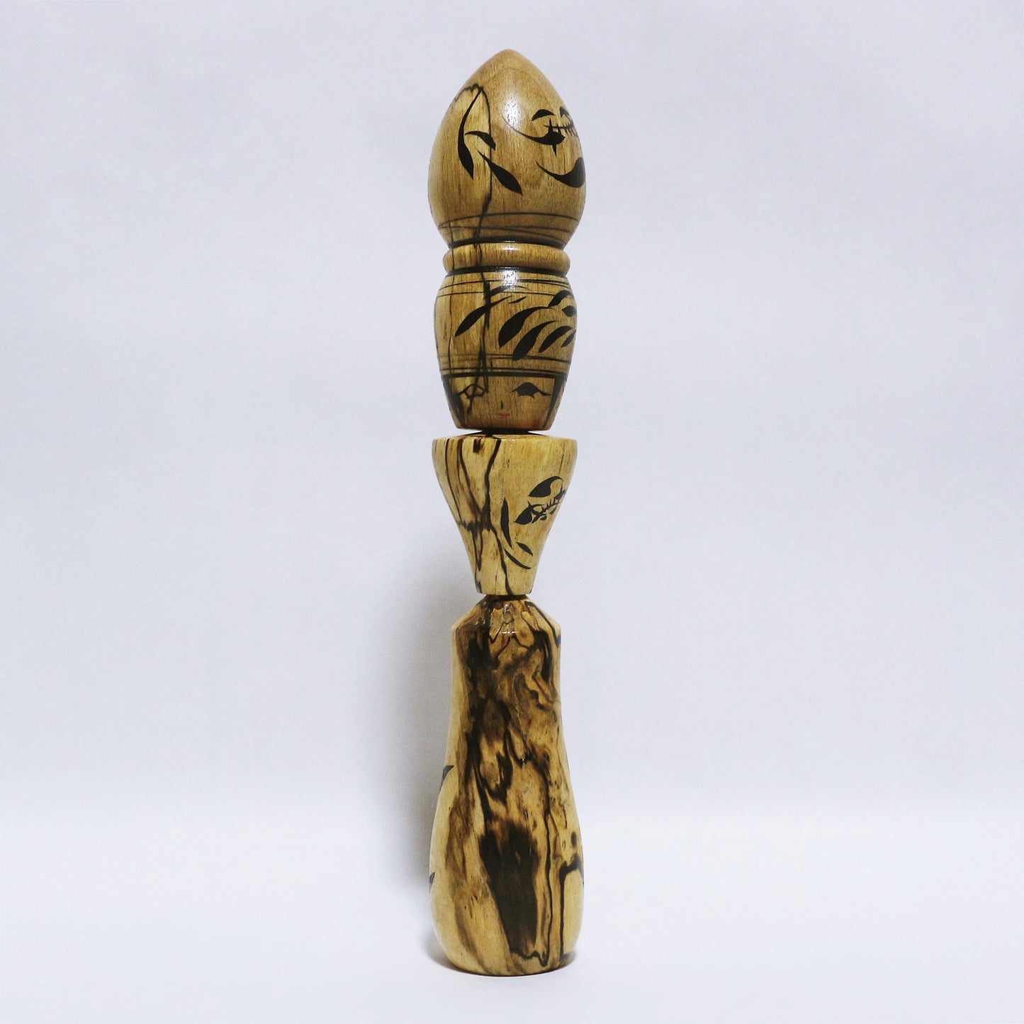 シデ・スポルテッド　Hornbeam Spalted KOKESHI　※762