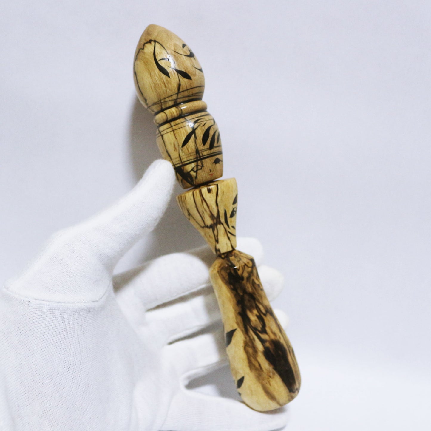 シデ・スポルテッド　Hornbeam Spalted KOKESHI　※762