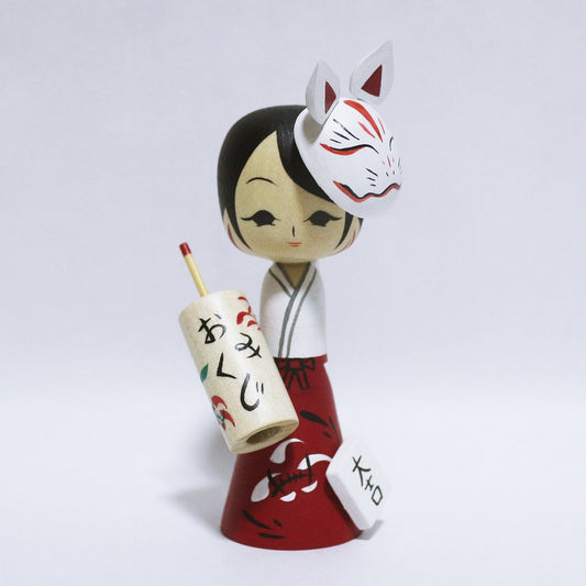 お正月 巫女 おみくじ　OSHOGATSU MIKO OMIKUJI KOKESHI　※794