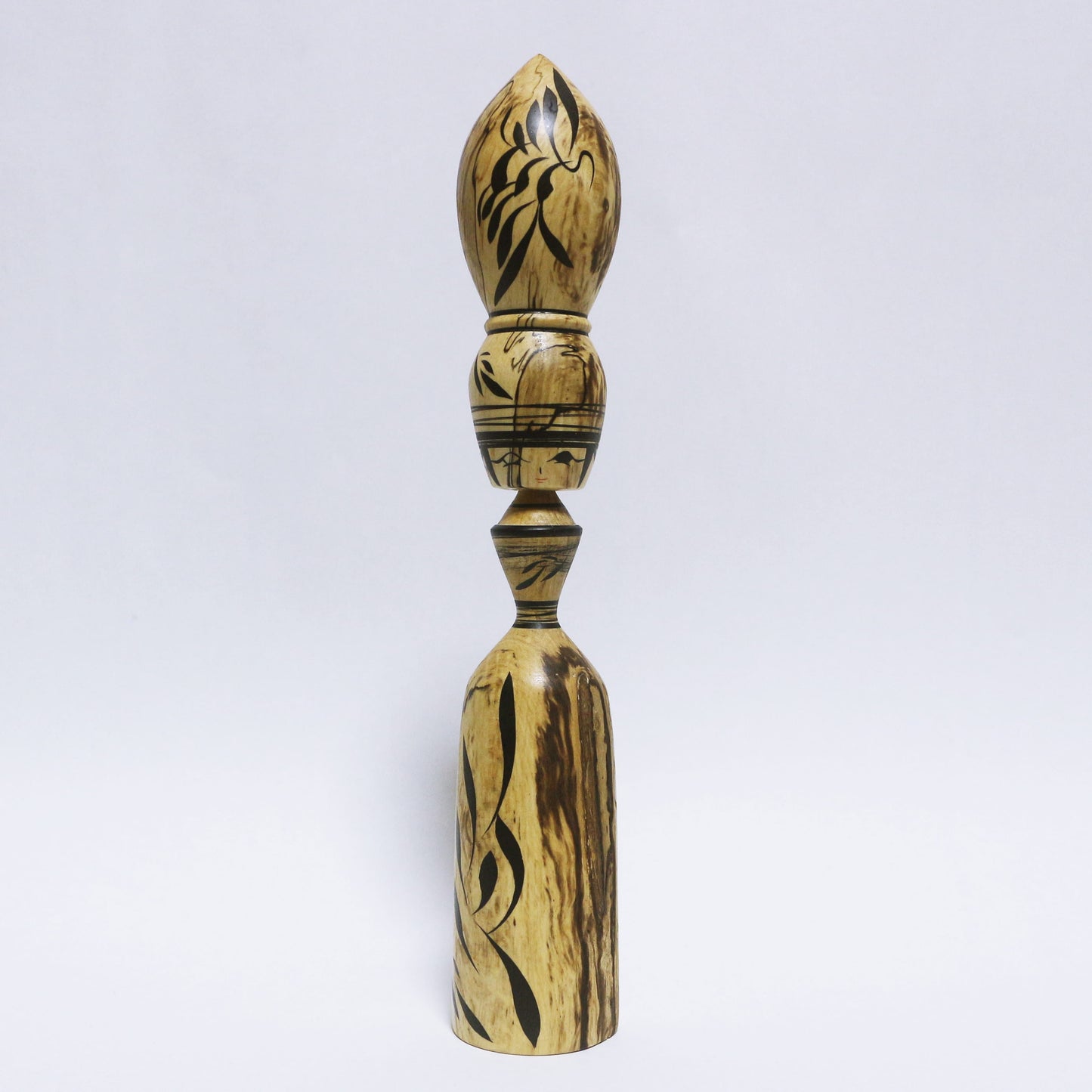 シデ・スポルテッド　Hornbeam Spalted KOKESHI　※824