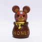春　クマさん冬眠明けのハチミツおいしぃエジコ　For a bear waking up from hibernation, honey is just sooo delicious! EJIKO　※841