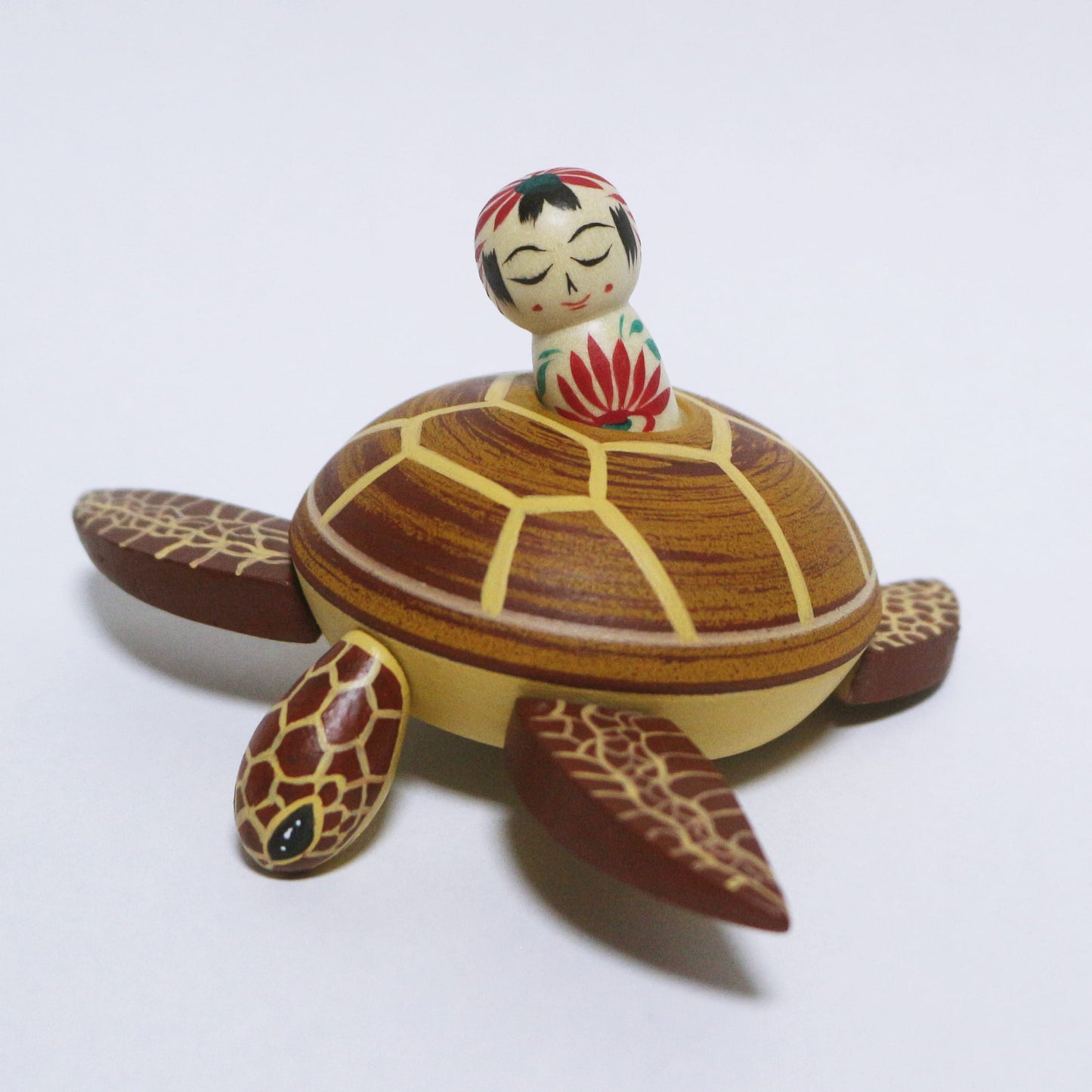沖縄　ウミガメ　日本縦断こけし 1/47　OKINAWA Sea Turtle Japan-crossing KOKESHI 1/47　※844