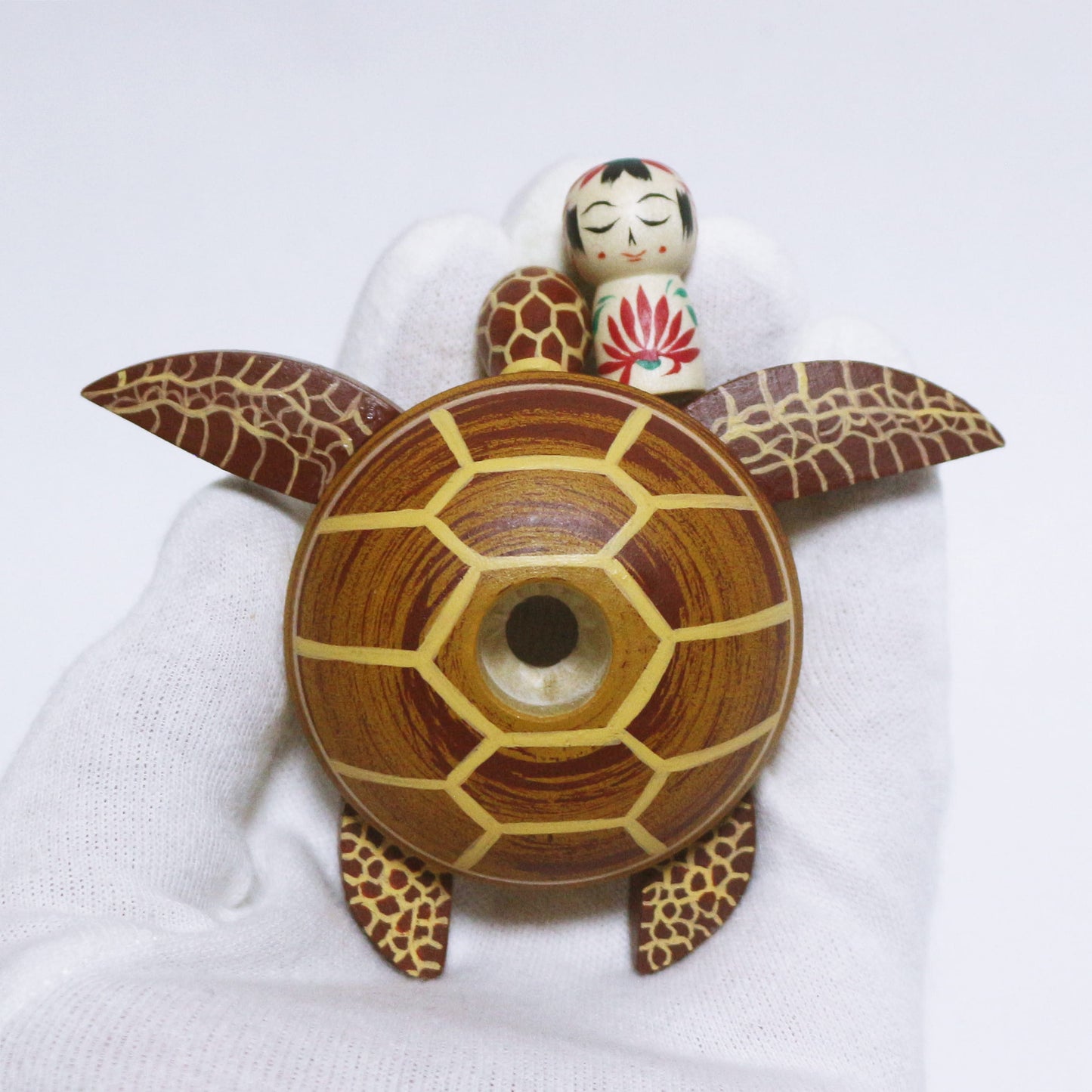 沖縄　ウミガメ　日本縦断こけし 1/47　OKINAWA Sea Turtle Japan-crossing KOKESHI 1/47　※844