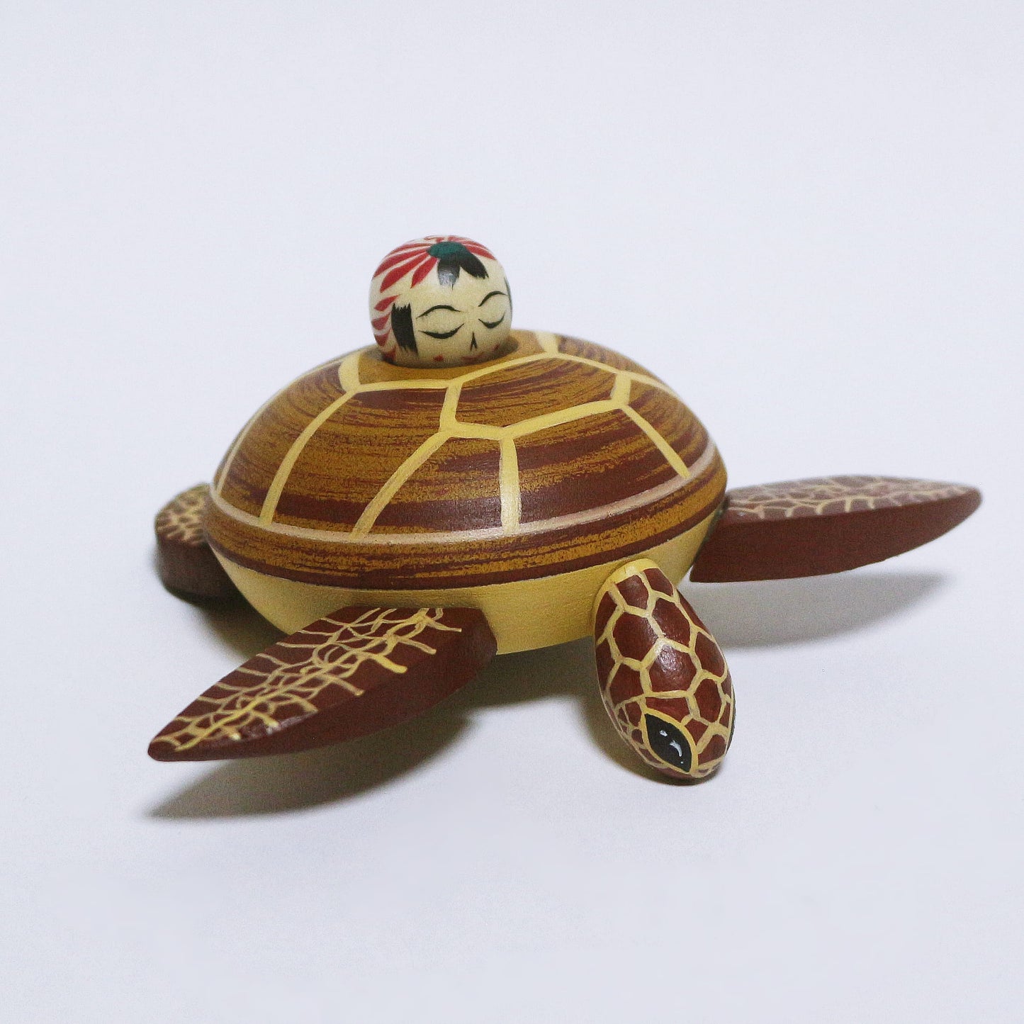 沖縄　ウミガメ　日本縦断こけし 1/47　OKINAWA Sea Turtle Japan-crossing KOKESHI 1/47　※844