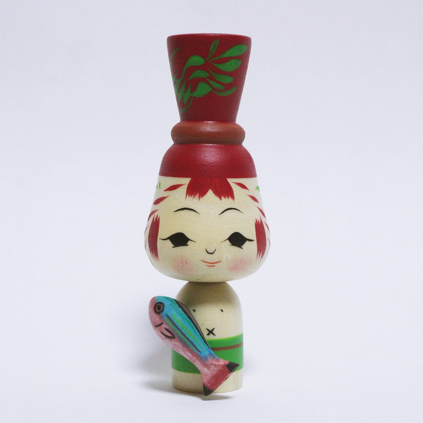 沖縄　キジムナー　日本縦断こけし 1/47　OKINAWA Kijimuna Japan-crossing KOKESHI 1/47　※845