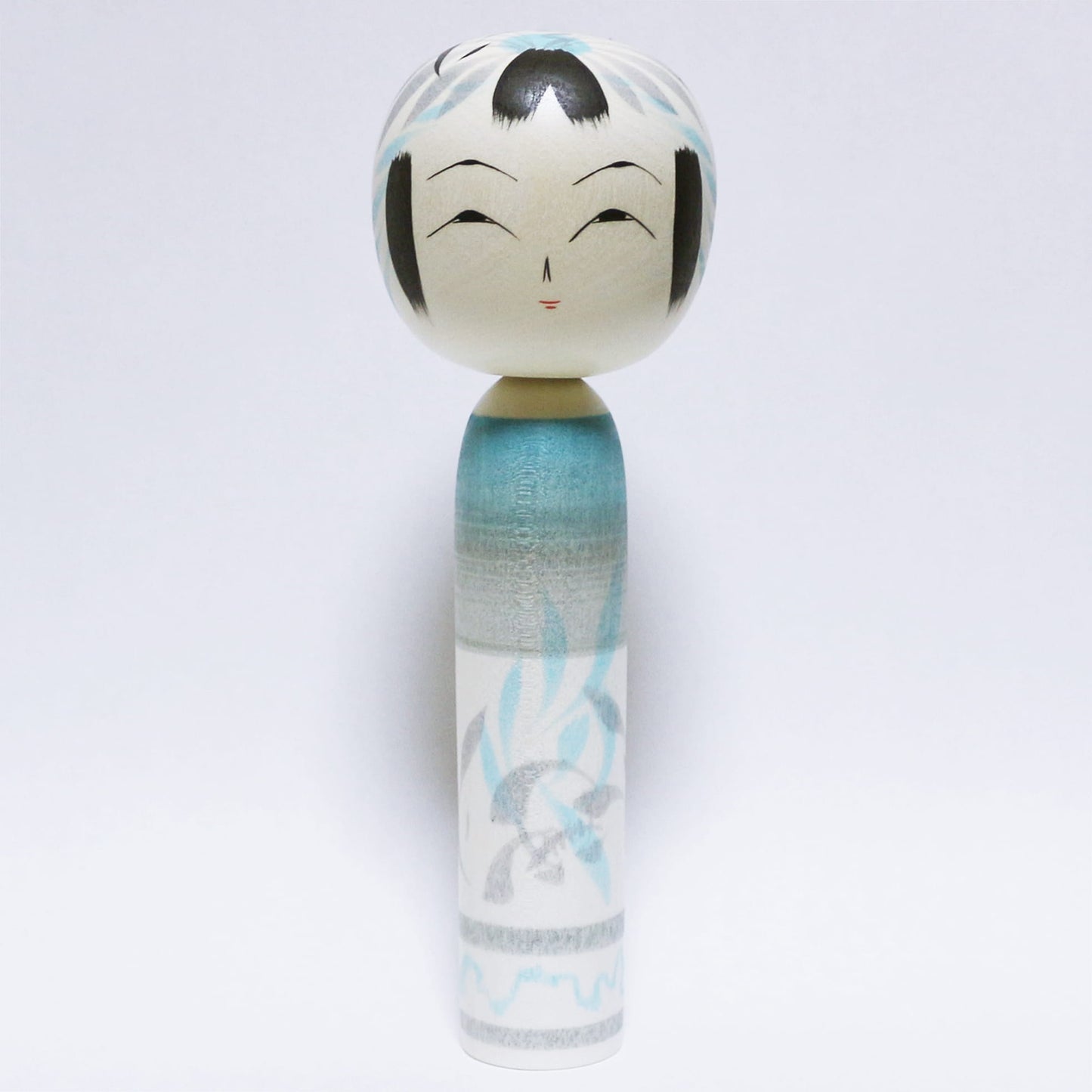梅雨　灰青　曇天と雨　Rainy season　Cloudy and Rain　Gray blue　KOKESHI 　※852