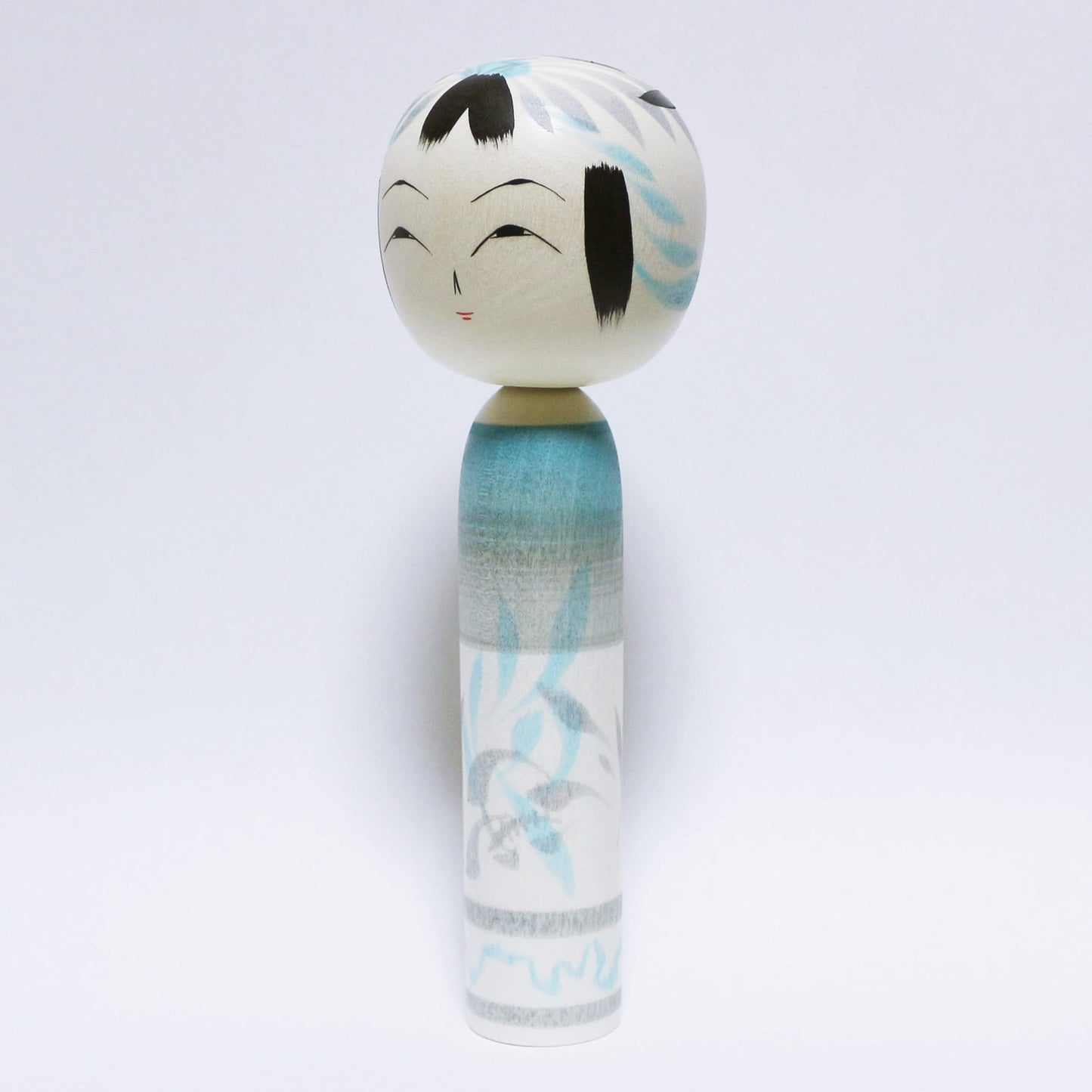 梅雨　灰青　曇天と雨　Rainy season　Cloudy and Rain　Gray blue　KOKESHI 　※852