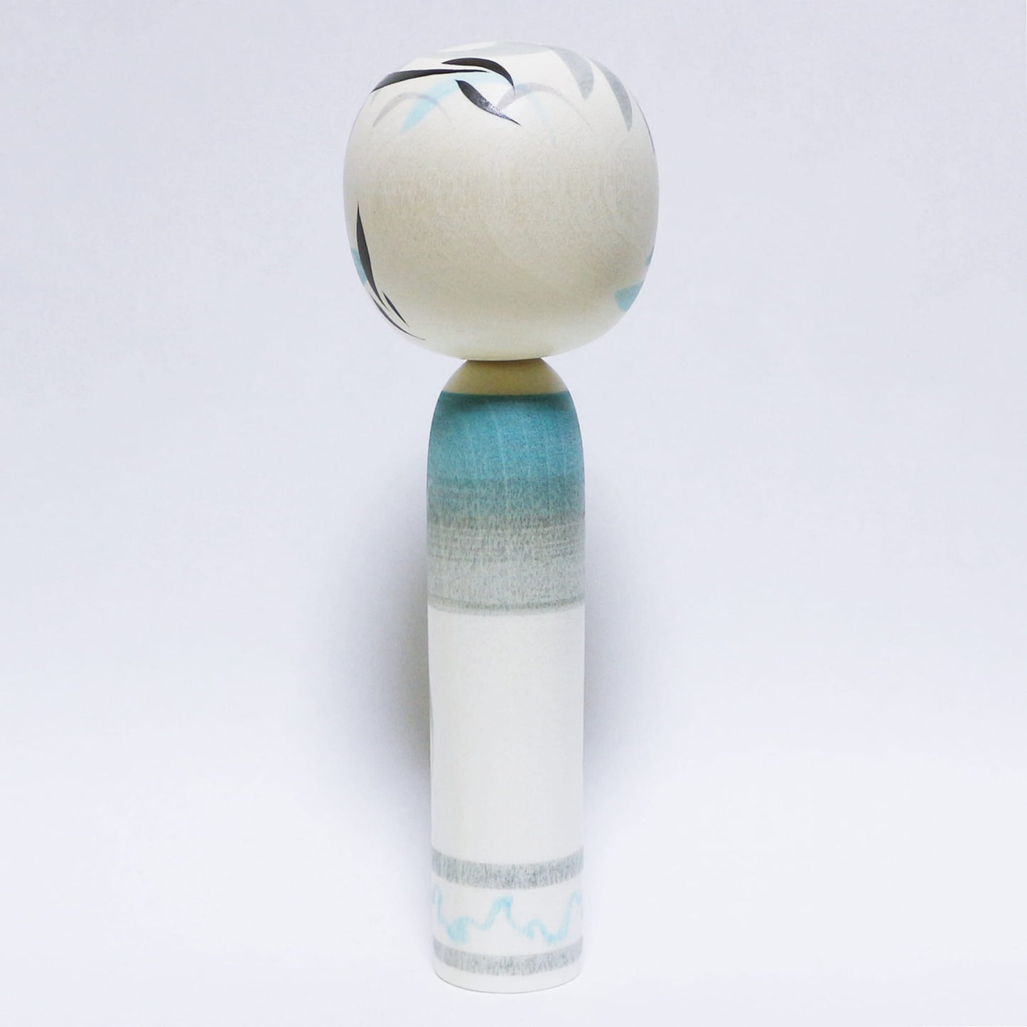 梅雨　灰青　曇天と雨　Rainy season　Cloudy and Rain　Gray blue　KOKESHI 　※852